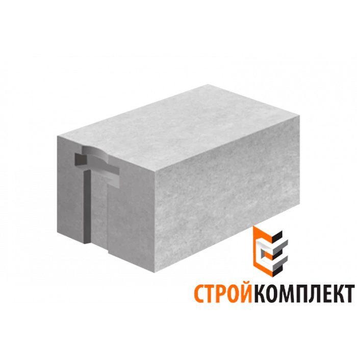 Газобетон СК D400 паз-гребень 400х250х625 мм