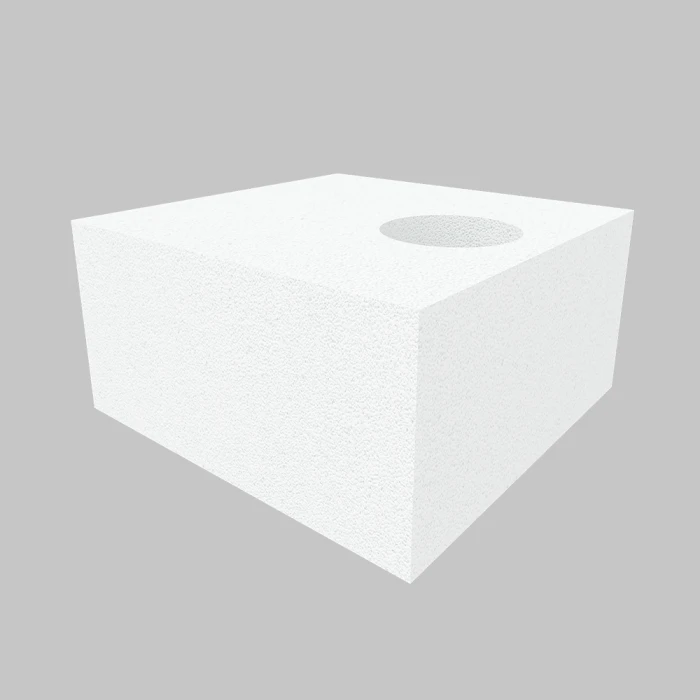 Газобетонный O-блок ISTKULT 375 мм 1Ø 160 мм