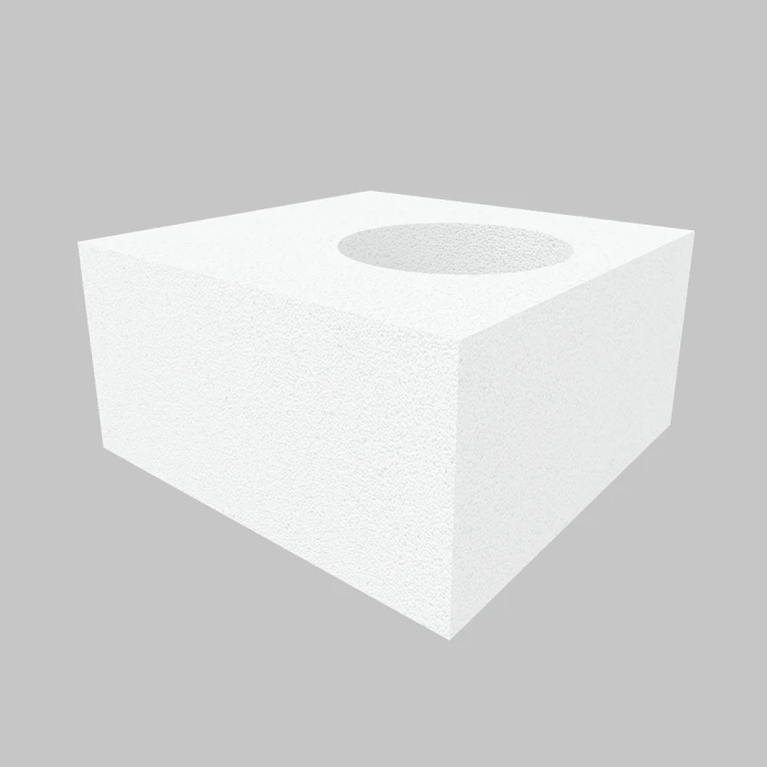 Газобетонный O-блок ISTKULT 375 мм 1Ø 250 мм