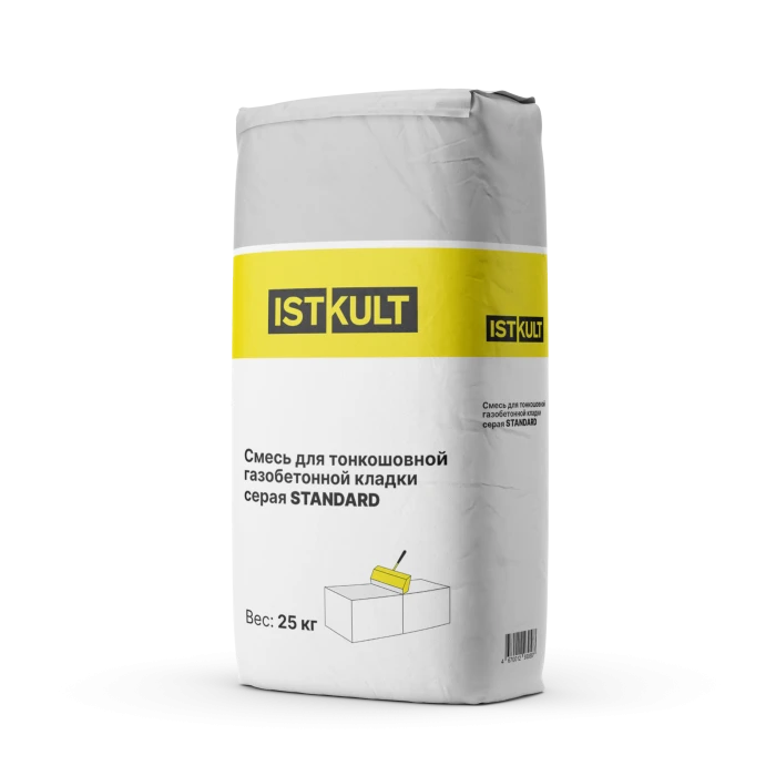 Смесь для тонкошовной кладки серая STANDARD ISTKULT