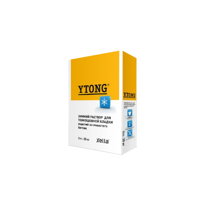 Клей для тонкошовной кладки ISTKULT (YTONG), 25 кг зимний