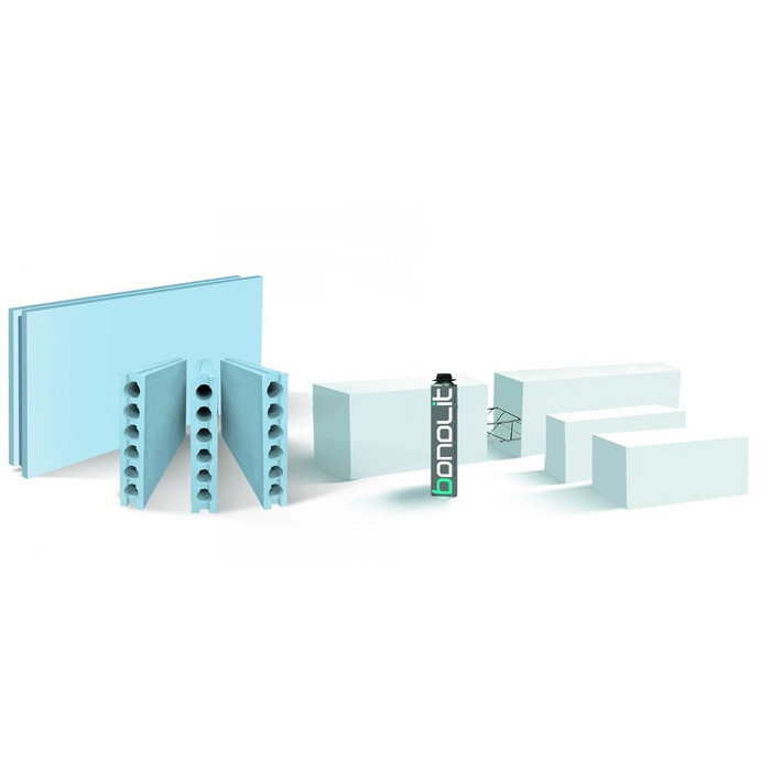 Клей по газобетону Bonolit полиуретановый Формула тепла, 750 мл фото 2