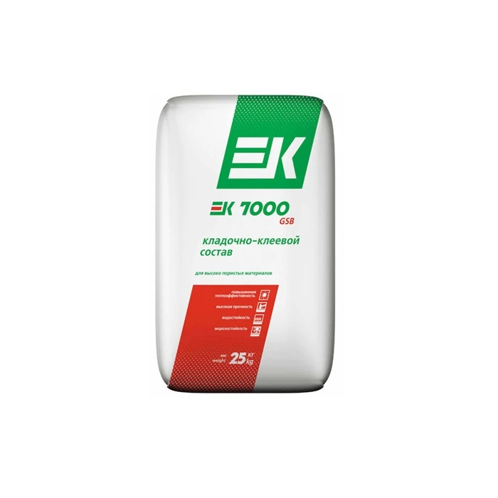 Кладочно-клеевой состав EK 7000 GSB, 25 кг