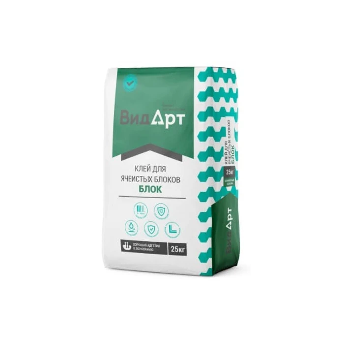 Клей для ячеистых блоков ВидАрт, 25 кг