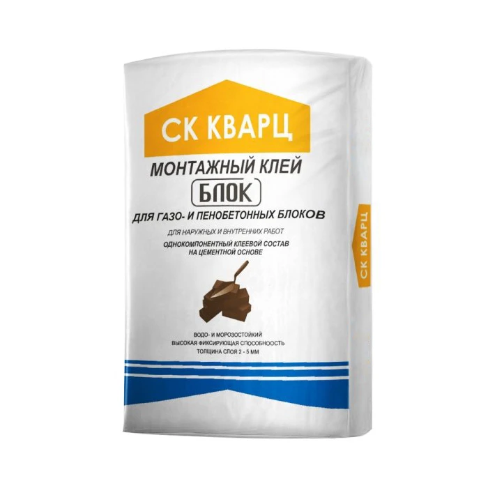 Монтажный клей БЛОК ЭКОНОМ СК Кварц, 40 кг