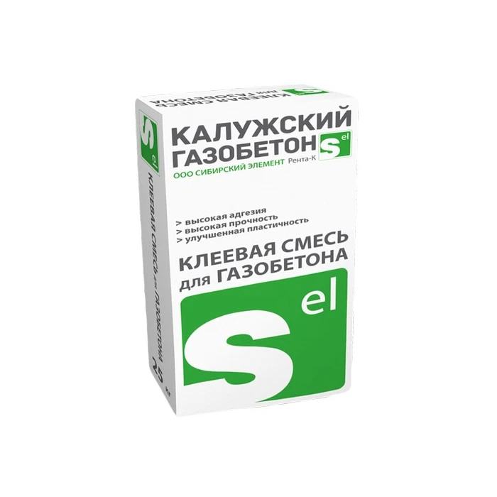 Клей для газоблоков Калужский газобетон, 25 кг