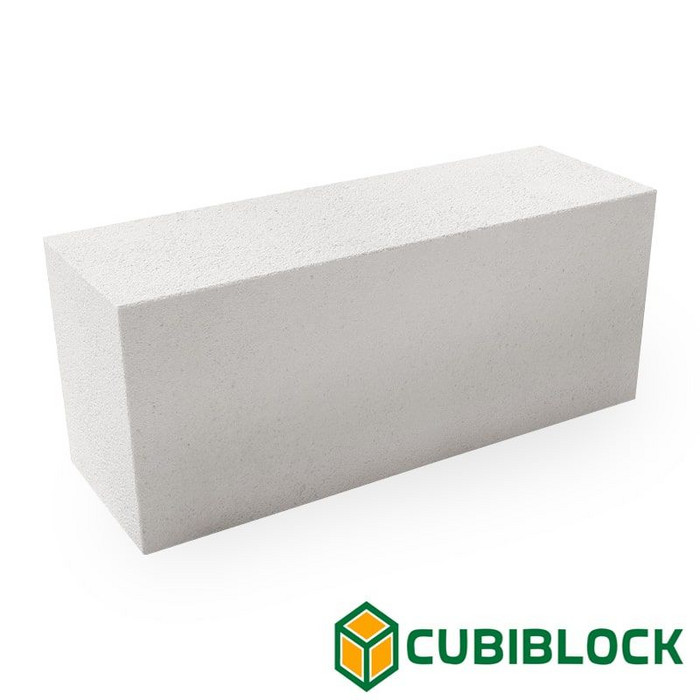 Газоблок перегородочный Cubi Block D500 625х75х250 B3.5