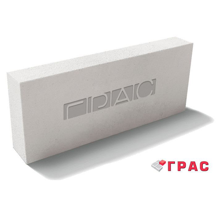 Газоблок перегор. ДСК ГРАС D500 600х125х200 B3.5